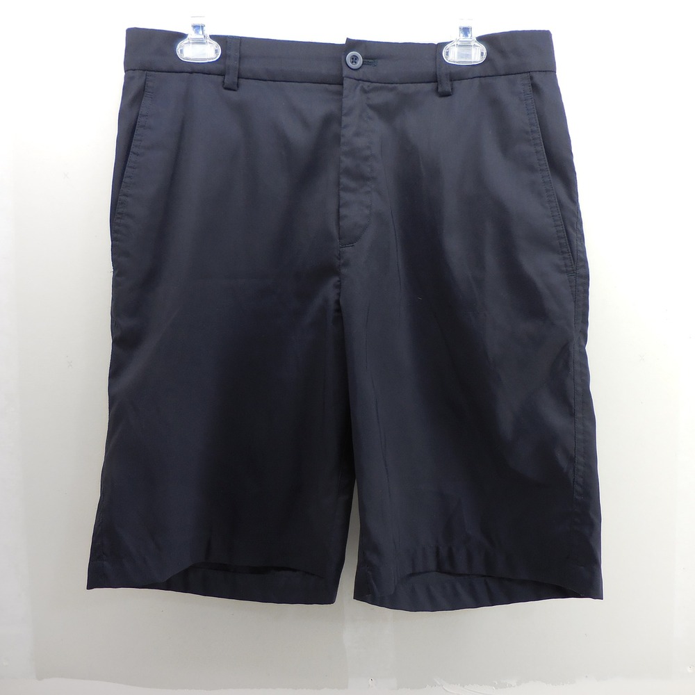 Snake Eyes Dry-18 Mens‎ Golf Shorts Black Size 34 Performance Flat Front SEPFFSH